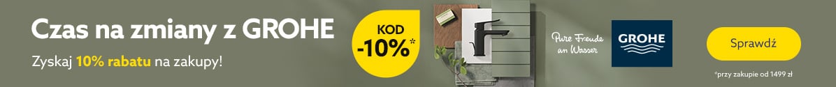 Zobacz Czas na zmiany z GROHE z kodem -10%
