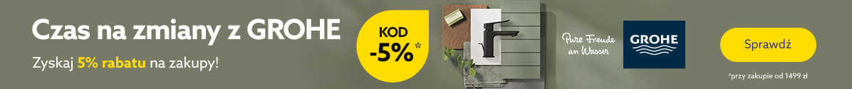 Zobacz Czas na zmiany z GROHE z kodem -5%