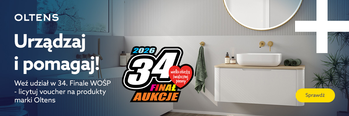 Zobacz Gramy z WOŚP - licytuj voucher na produkty marki Oltens