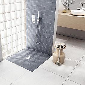 Bezprogowy natrysk z odpływem bezpośrednio w podłodze