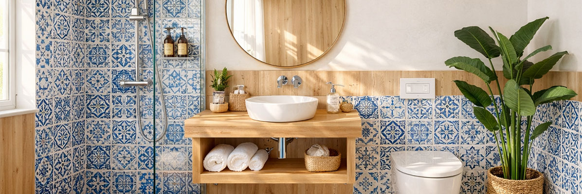 Łazienka w stylu portugalskim