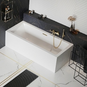 Znajdź odprężenie w łazience z wanną akrylową Heaven Slim