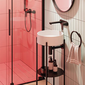 Nowoczesna łazienka w bloku