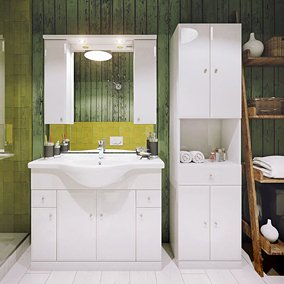 Meble łazienkowe – podwieszane czy stojące?