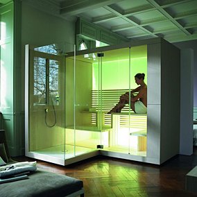 Relaks w domowej saunie