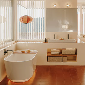 Stwórz harmonię stylu trwałości i nowoczesnych technologii w Twojej łazience, dzięki specjalnej formule Roca - Everlux-PVD