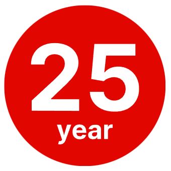 25 lat gwarancji