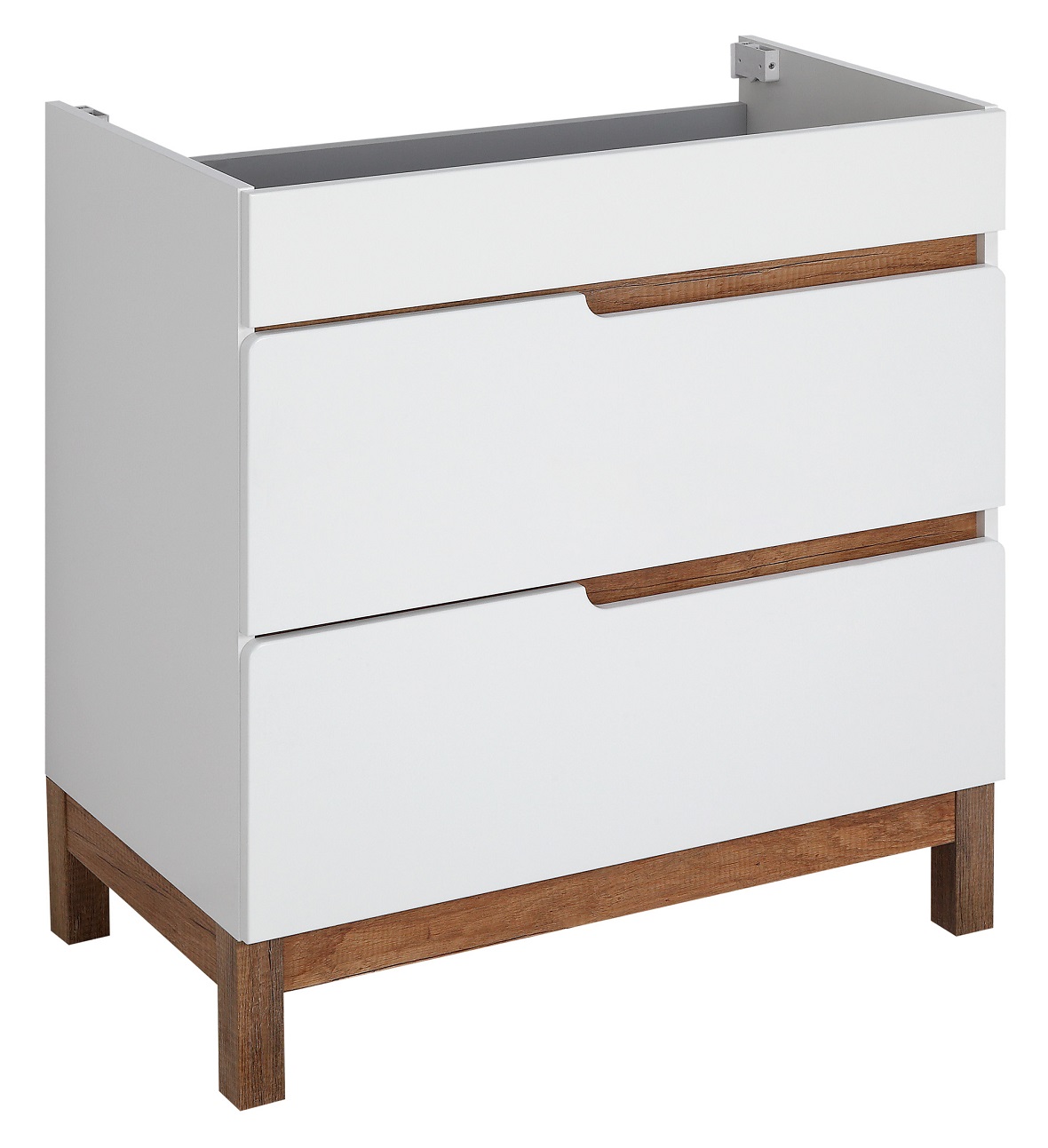 Astor Spek szafka 80 cm podumywalkowa stojąca biały połysk AM-SKU-800-70