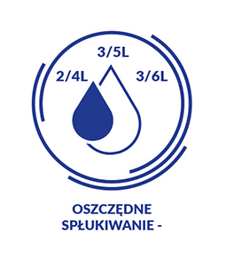 OSZCZĘDNE SPŁUKIWANIE - MOŻLIWOŚĆ REGULACJI