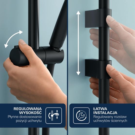 Regulowana wysokość i łatwa instalacja