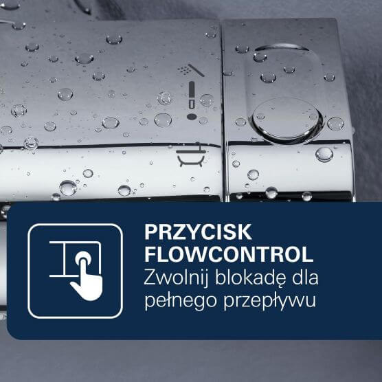 Wygodne przełączanie strumieni wody