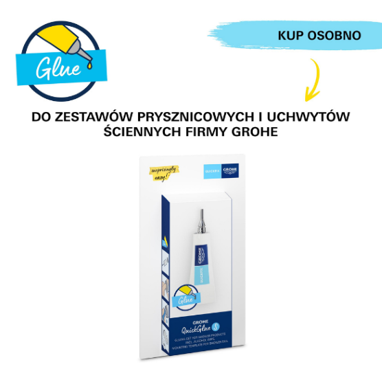 Montaż GROHE QuickFix: Przyklej lub przykręć!