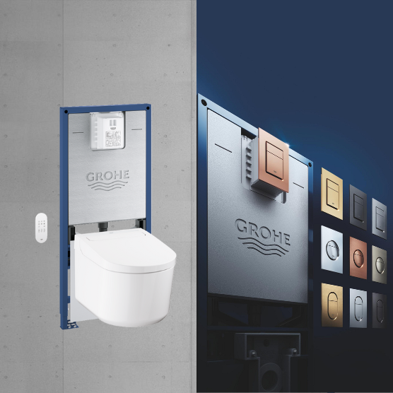 Kompatybilny stelaż GROHE Rapid SLX w zestawie