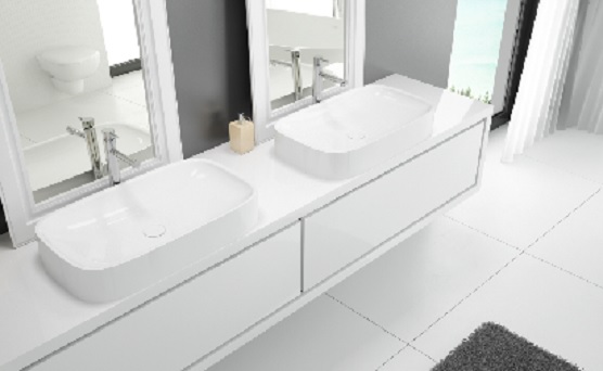 Siostra wanny LaSenia: umywalka nablatowa