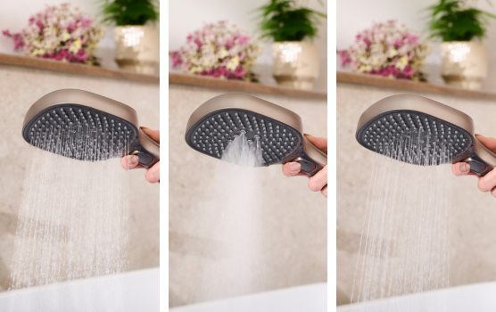 Malaga 3-funkcyjna słuchawka prysznicowa