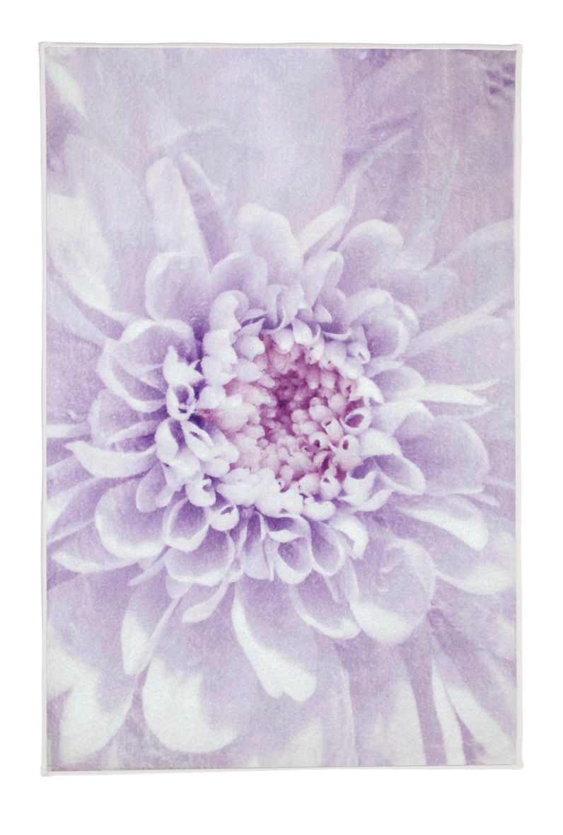Kleine Wolke Dahlia dywanik łazienkowy 60x90 cm poliester jasny fiolet 9185851519
