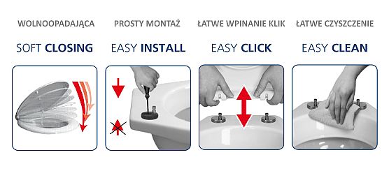 Deska WC montaż