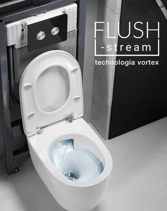 Wirowe spłukiwanie Flush-stream