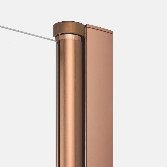 NEW SOLEO COPPER BRUSHED Zawiasy kolumnowe