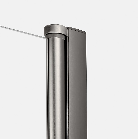 NEW SOLEO GUNMETAL BRUSHED Zawiasy kolumnowe