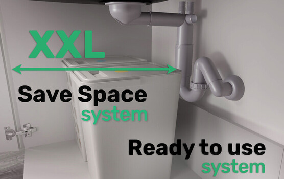 Syfon Save Space + Ready to use w zestawie