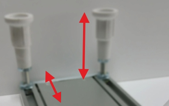 WYGODNA REGULACJA W PIONIE I POZIOMIE