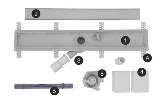 Elementy zestawu Smooth Low