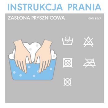 Sealskin zasłonki PEVA - instrukcja czyszczenia
