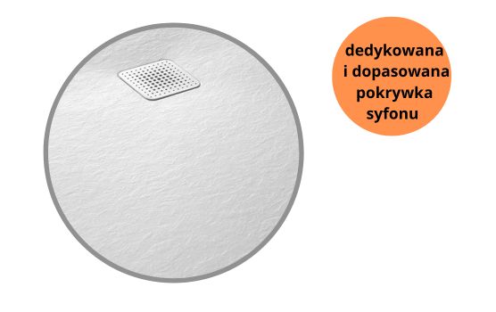 Eleganckie wykończenie miejsca spływu wody