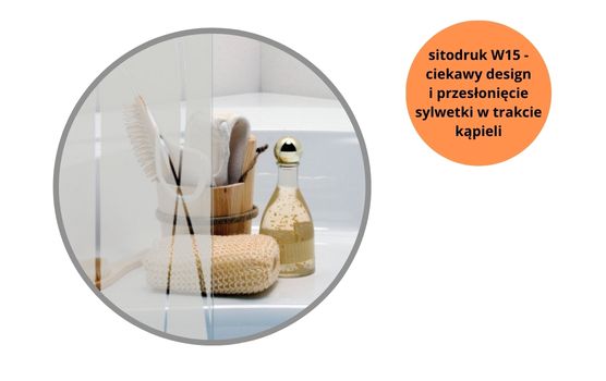 Sitodruk W15-ciekawy wzór i przesłonięcie sylwetki