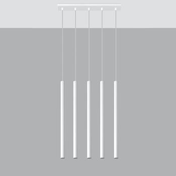 Lampa wisząca PASTELO 5 biała