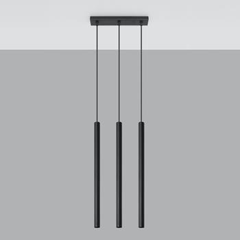 Lampa wisząca PASTELO 3 czarna