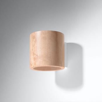 Kinkiet naturalne drewno