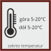 Regulacja temperatury 5-20°C