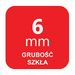 Grubość szkła 6mm