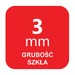 Grubość szkła 3mm