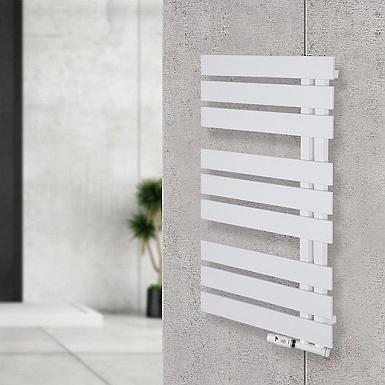 Instal Projekt - nowoczesny biały grzejnik łazienkowy