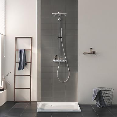 Grohe SmartControl  w minimalistycznej łazience
