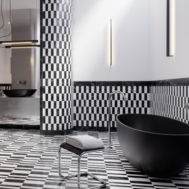 Czarno-biała geometria