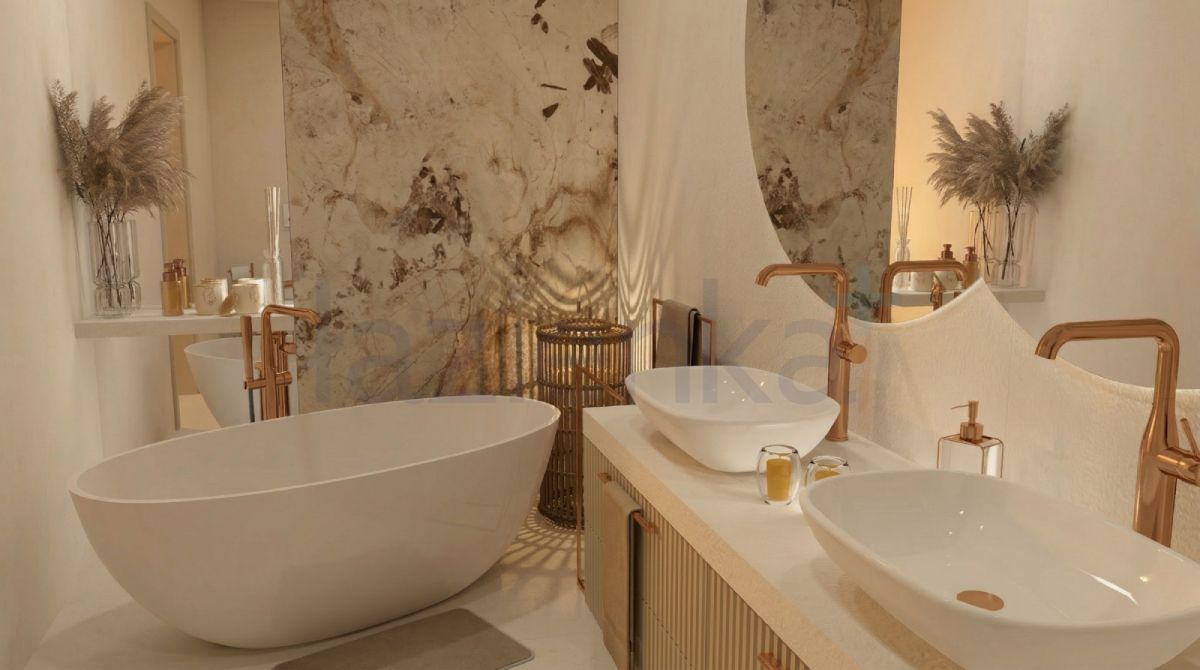 Nastrojowa ciepła łazienka