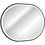Comad Apollo 2 lustro 70x90 cm owalne z oświetleniem czarny LUSTRO APOLLO BLACK 2 900X700