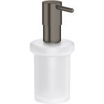 Grohe Essentials dozownik do mydła 160 ml ścienny brushed hard graphite 40394AL1