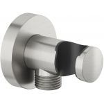 Kludi przyłącze kątowe z uchwytem nikiel szczotkowany 60547N5-00