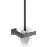 Omnires Nelson szczotka toaletowa wisząca grafitowa NL80620GR