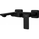 Corsan Trino bateria wannowa ścienna czarna CMB7141BLTRINO