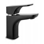 Deante Hiacynt bateria umywalkowa czarna/chrom BQHB21M