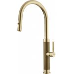 Franke Mythos Masterpiece Pull-Out Spray bateria kuchenna stojąca złoty 115.0711.558