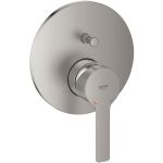 Grohe Lineare bateria wannowo-prysznicowa podtynkowa stal nierdzewna 24064DC1
