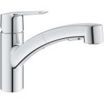 Grohe Start bateria kuchenna stojąca QuickFix z wyciąganą wylewką chrom 30531001