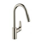 Hansgrohe Focus M41 bateria kuchenna stojąca stalowa 31815800